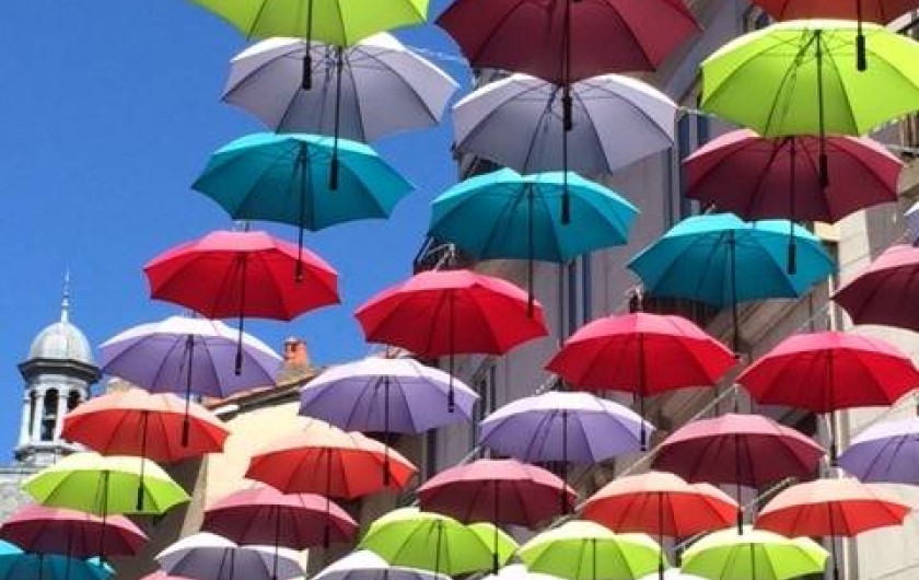 Aurillac ville du parapluie