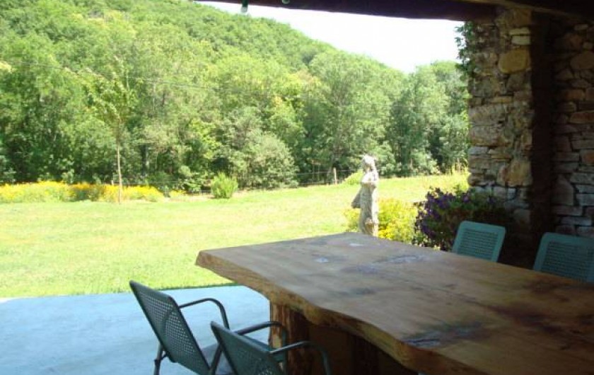 Location de vacances - Mas à Courniou - Le préau