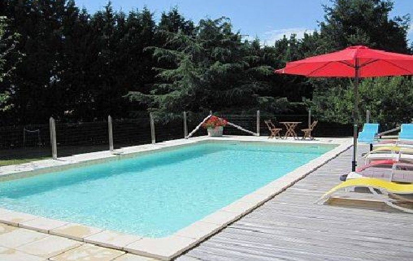 Location de vacances - Maison - Villa à Mauzac-et-Grand-Castang - Piscine 10 x 5 entièrement clôturée