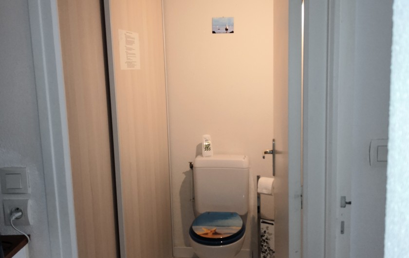 Location de vacances - Appartement à Granville - Toilettes séparées