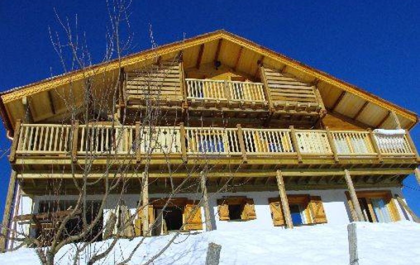 Location de vacances - Chalet à Manigod - Vue sud