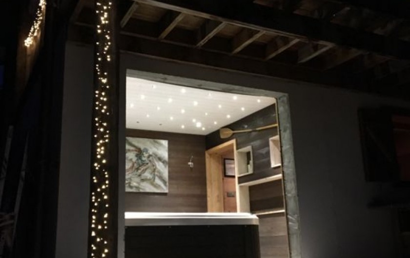 Location de vacances - Chalet à Manigod - Spa ave vue Vallée Expo Sud