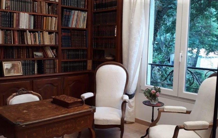 Location de vacances - Chambre d'hôtes à Saint-Martin-le-Vieil - La bibliothèque