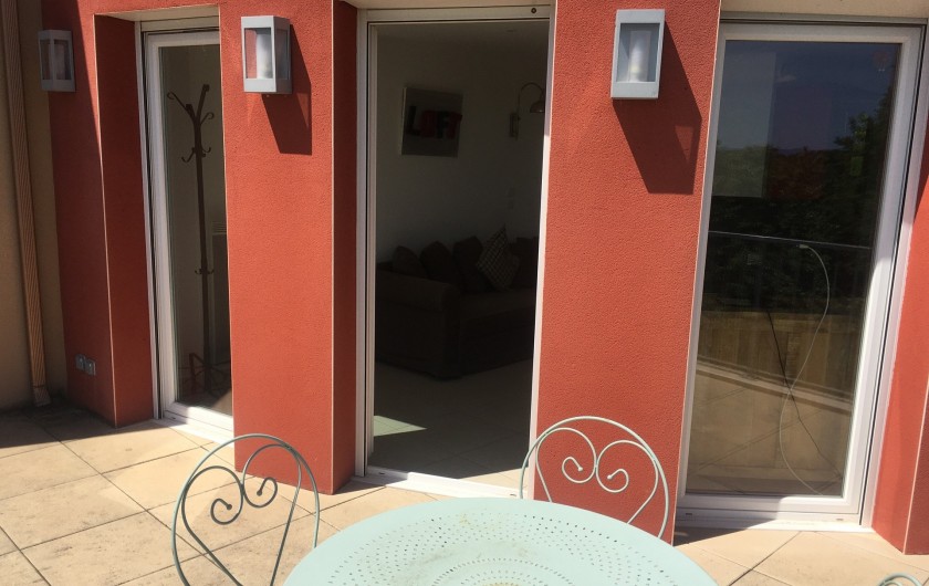Location de vacances - Appartement à Saissac - terrasse privative