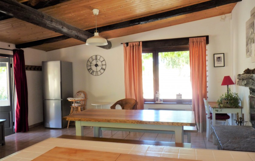 Location de vacances - Villa à Labeaume - coin repas