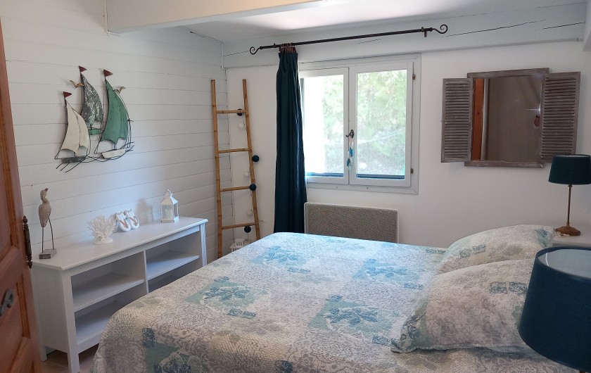 Location de vacances - Villa à Labeaume - suite chambre bleue