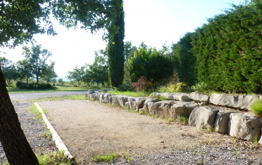 Location de vacances - Villa à Labeaume - terrain de pétanque