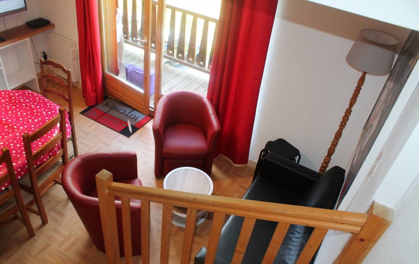 Location de vacances - Appartement à Saint-Sorlin-d'Arves - coin salon