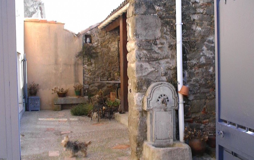 Location de vacances - Gîte à Carcassonne - cour  ENTREE