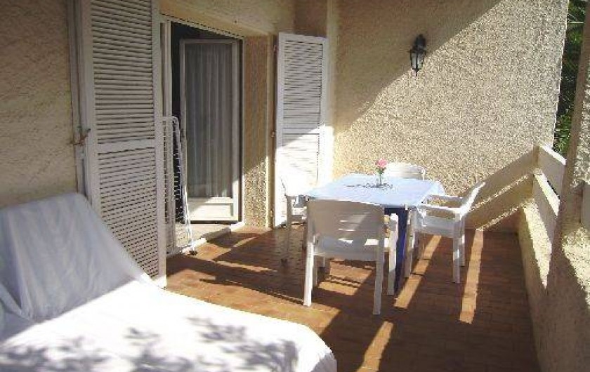 Location de vacances - Gîte à Alata - loggia