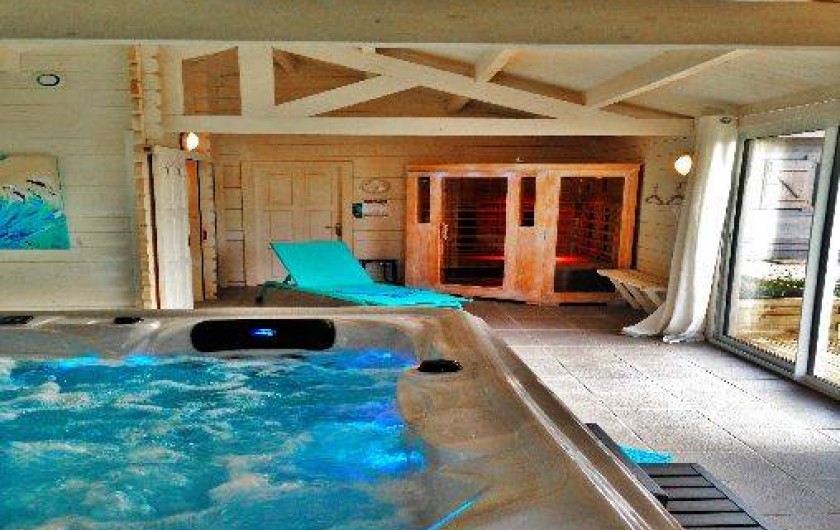 Location de vacances - Gîte à Sallertaine - Jacuzzi et sauna disponible sur réservation