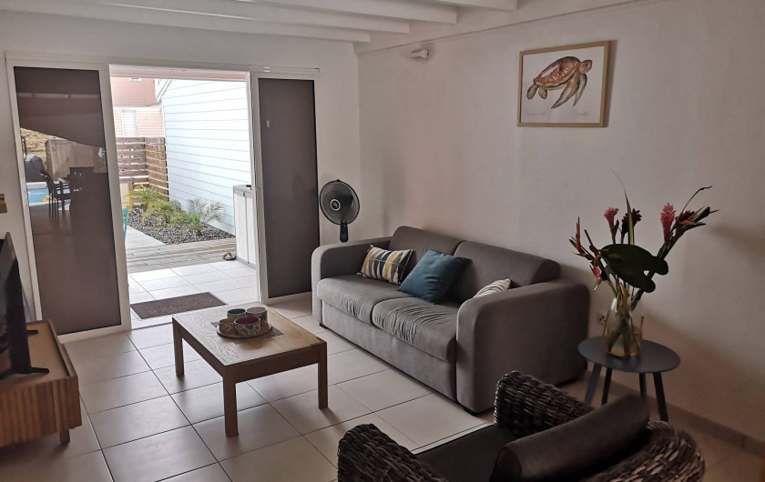 Location de vacances - Villa à Les Trois-Îlets - Canapé convertible