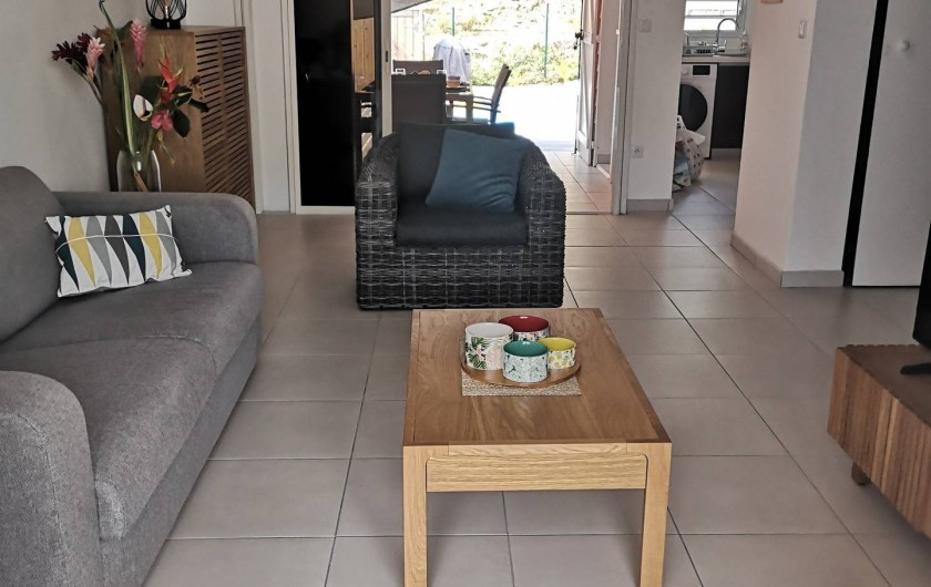 Location de vacances - Villa à Les Trois-Îlets - Salon