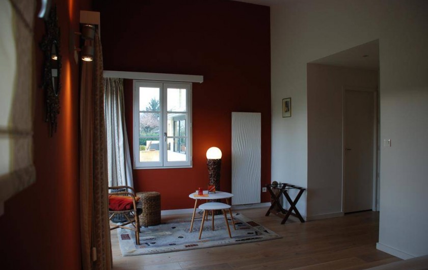 Location de vacances - Chambre d'hôtes à Saint-Magne-de-Castillon - Chambre Terracotta