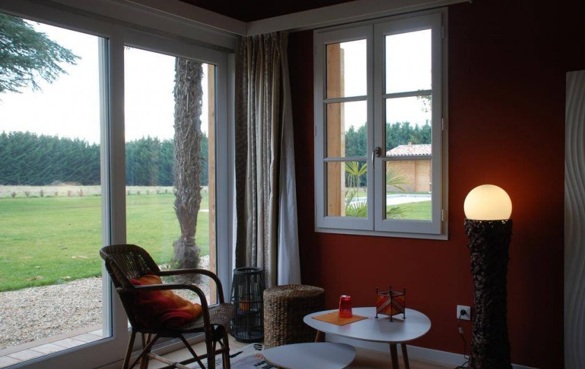 Location de vacances - Chambre d'hôtes à Saint-Magne-de-Castillon - Chambre Terracotta