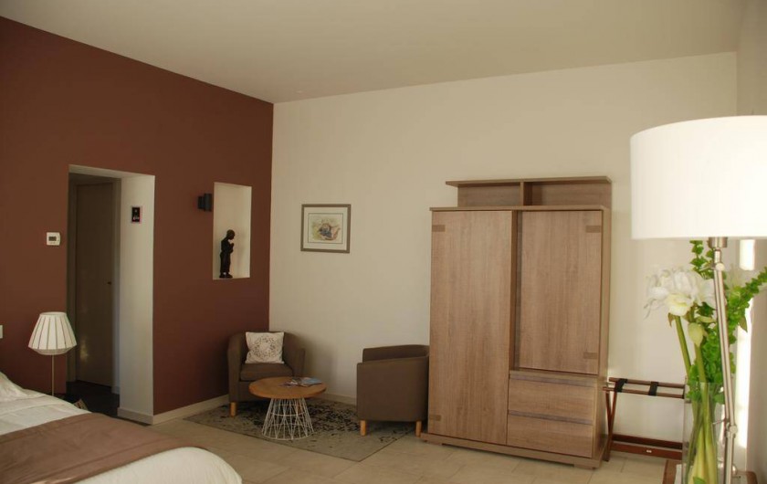 Location de vacances - Chambre d'hôtes à Saint-Magne-de-Castillon - Chambre Clématis