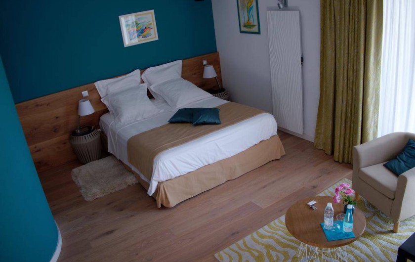 Location de vacances - Chambre d'hôtes à Saint-Magne-de-Castillon - Chambre Curaçao