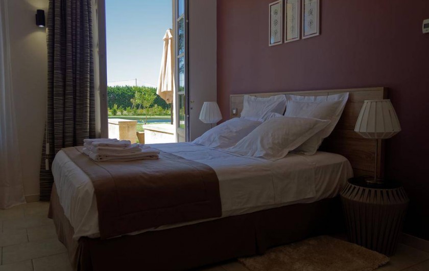 Location de vacances - Chambre d'hôtes à Saint-Magne-de-Castillon - Chambre Clématis