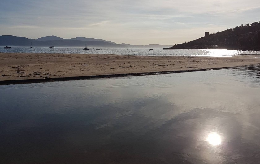 Location de vacances - Studio à Sagone - VUE DE LA PLAGE DE SAGONE