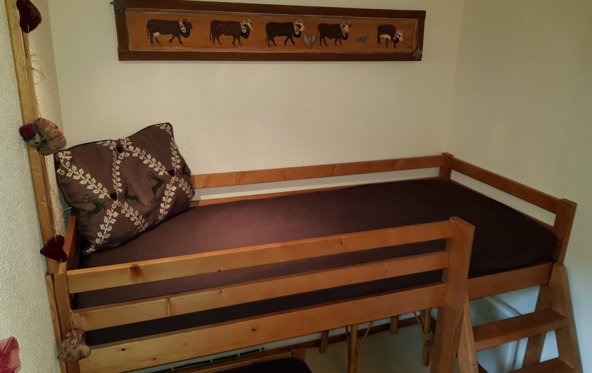 Location de vacances - Appartement à Le Grand-Bornand - Chambre lits superposés 2/2