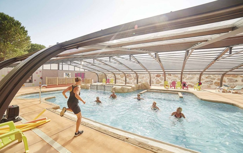 Location de vacances - Camping à Laroque-des-Albères - Animation : cours d'aquagym