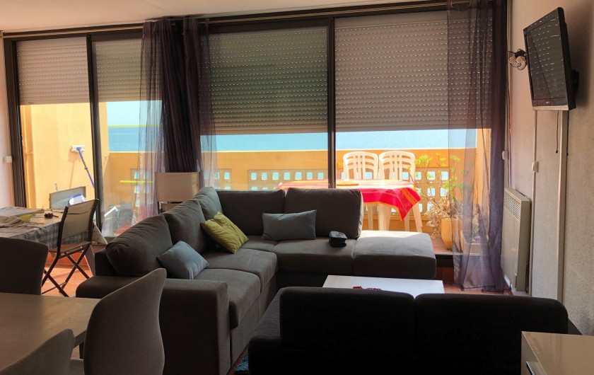 Location de vacances - Appartement à Le Barcarès - salon
