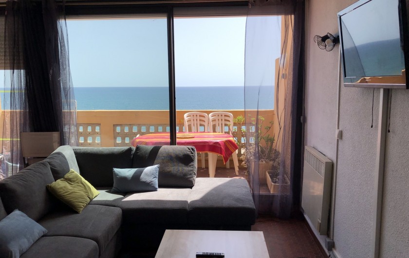 Location de vacances - Appartement à Le Barcarès - salon
