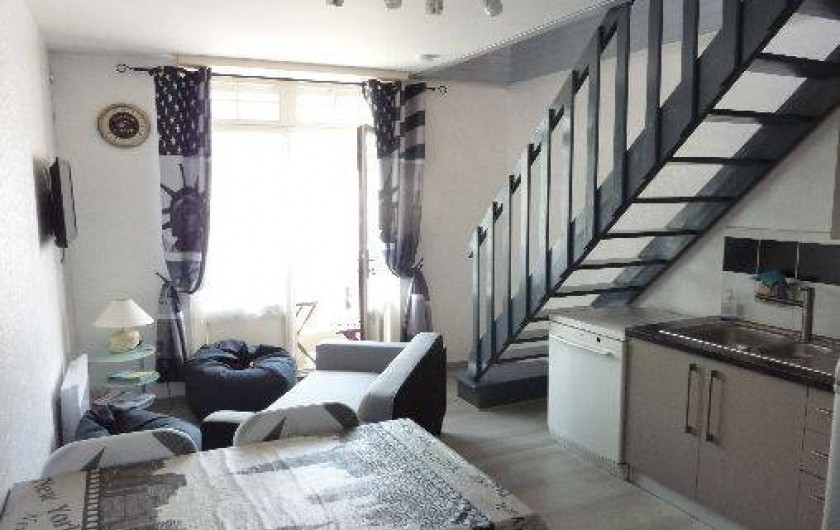 Location de vacances - Appartement à Fort-Mahon-Plage - Séjour