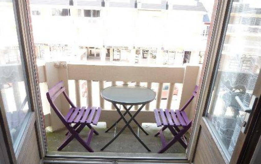 Location de vacances - Appartement à Fort-Mahon-Plage - Balcon vue mer à gauche