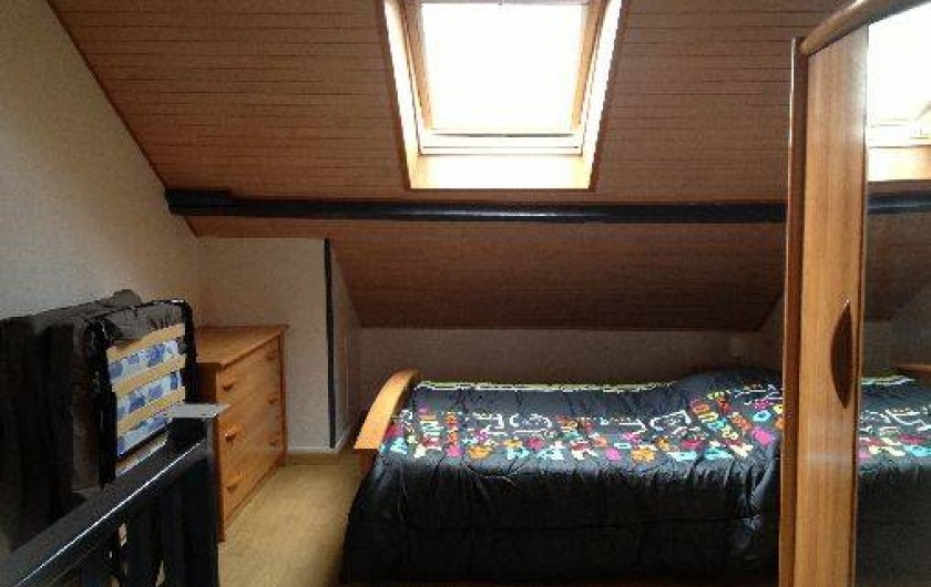 Location de vacances - Appartement à Fort-Mahon-Plage - Chambre étage 3 couchages