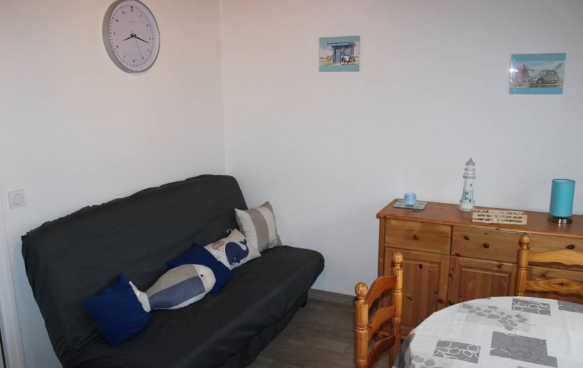 Location de vacances - Appartement à Saint-Pair-sur-Mer - Salon