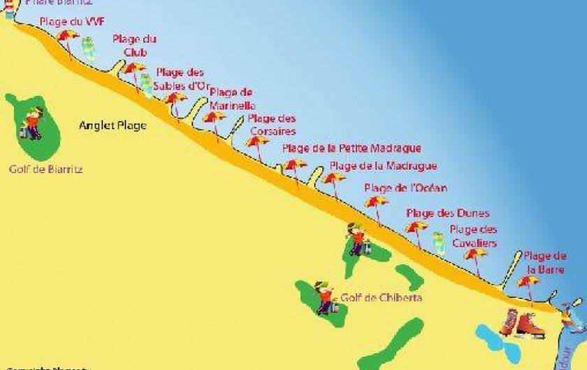 Location de vacances - Appartement à Anglet