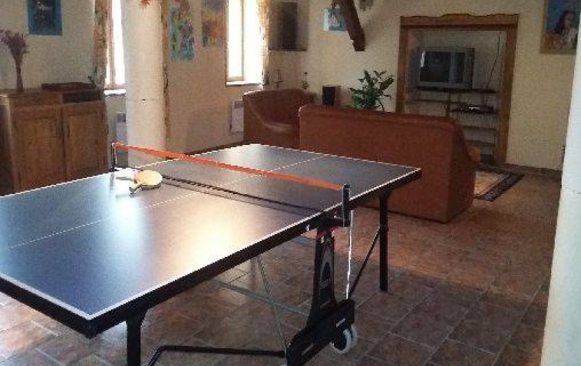 Location de vacances - Gîte à Autun - salle de jeux