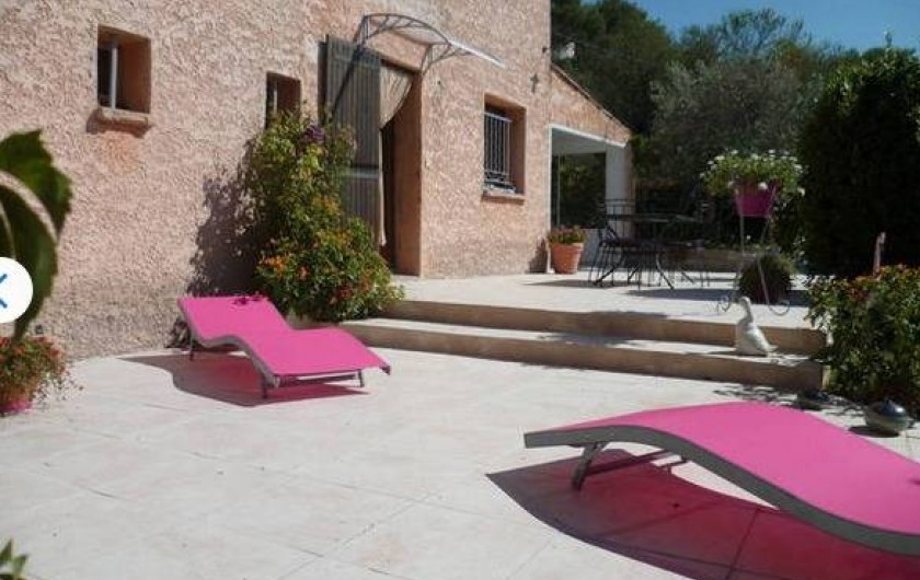 Location de vacances - Maison - Villa à Aix-en-Provence - Terrasse