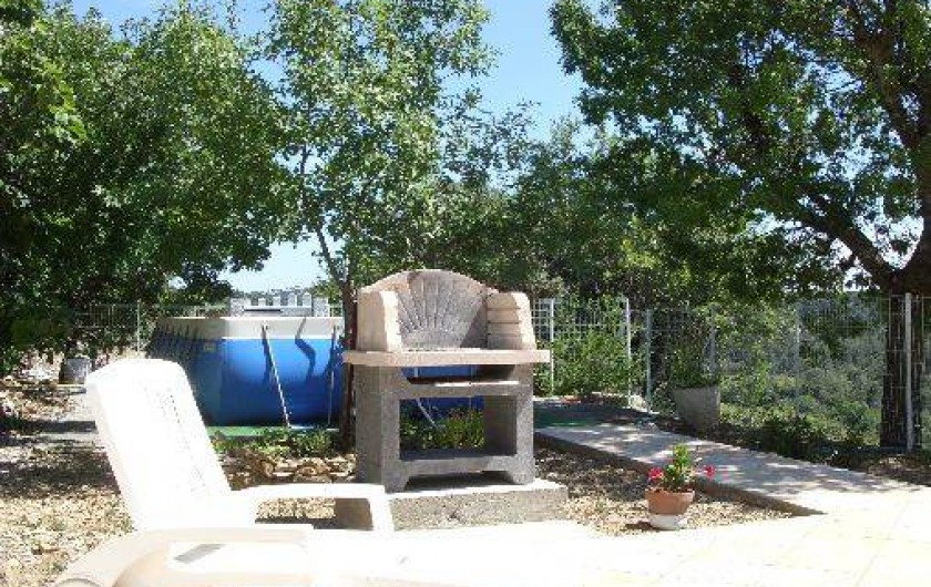 Location de vacances - Gîte à Bize-Minervois - terrasse