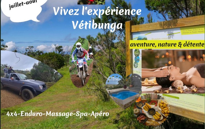 Location de vacances - Bungalow - Mobilhome à L'Étang-Salé - PRESTATIONS SUR DEMANDE POUR SENSATION ET ADRENALINE