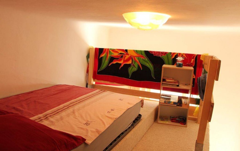 Location de vacances - Appartement à Hyères - Chambre Mezzanine avec lit en 120/200