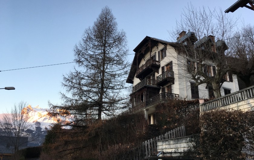 Location de vacances - Appartement à Saint-Gervais-les-Bains - Chalet face gauche
