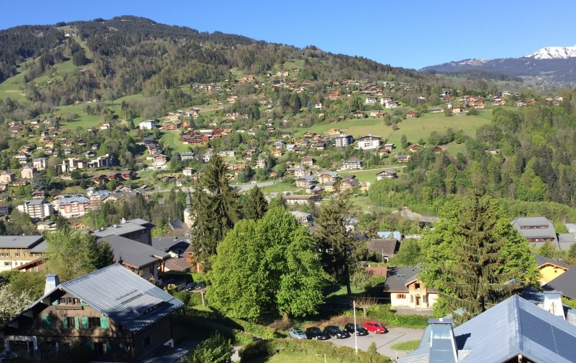 Location de vacances - Appartement à Saint-Gervais-les-Bains - chalet vue été