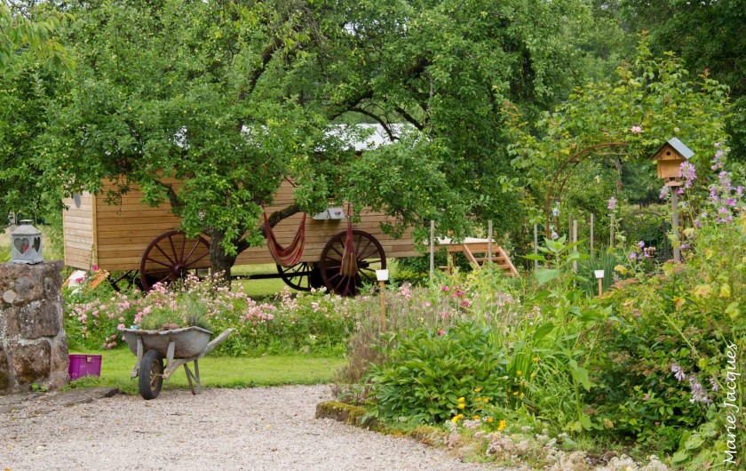 Location de vacances - Roulotte à Saint-Michel-sur-Meurthe - un écrin de verdure