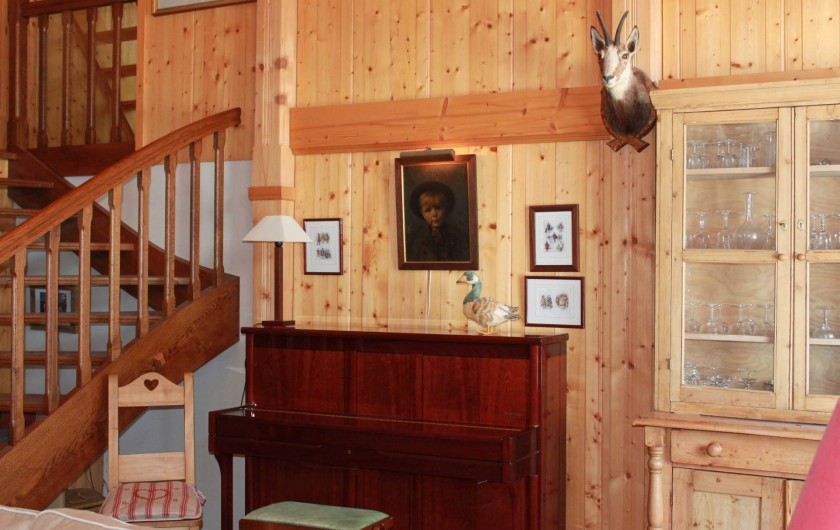 Location de vacances - Chalet à La Comballaz - salon