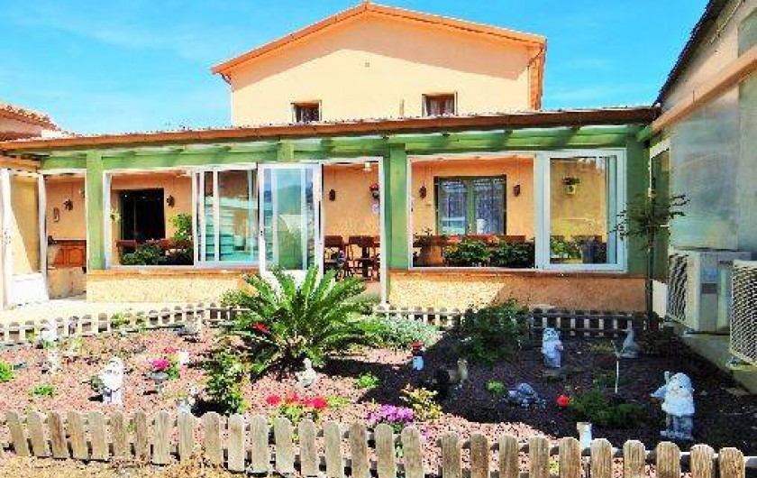 Location de vacances - Chambre d'hôtes à Ortaffa - Devant terrasse