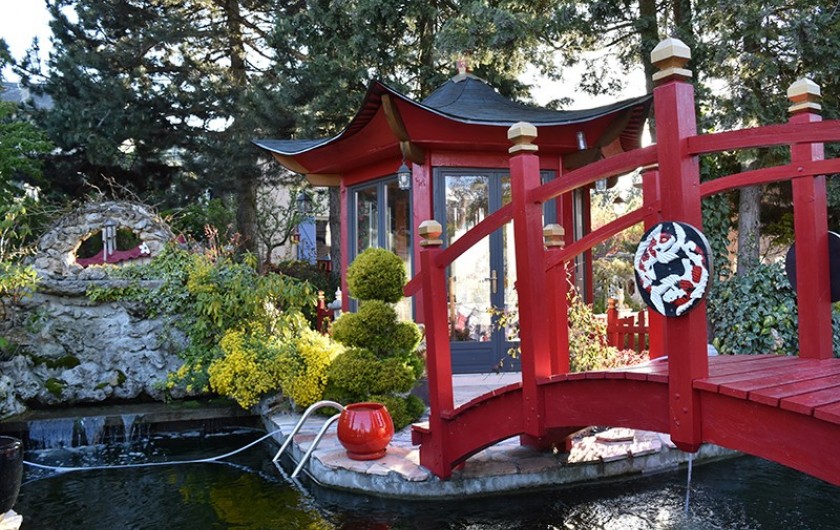 Location de vacances - Villa à Pierre-Châtel - Bassin  , pont maison de thé cascade