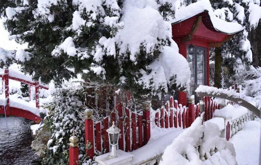 Location de vacances - Villa à Pierre-Châtel - l'hiver sur le bassin