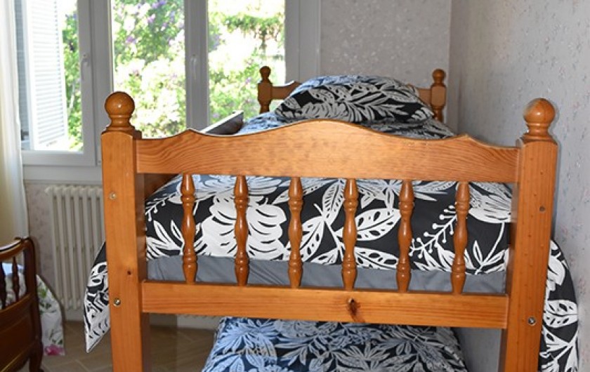 Location de vacances - Villa à Pierre-Châtel - Chambre n° 2 avec lits superposés