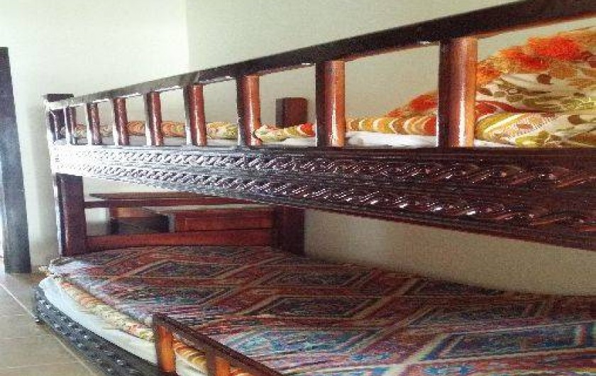 Location de vacances - Appartement à Saïdia - coin cabine avec lits superposés