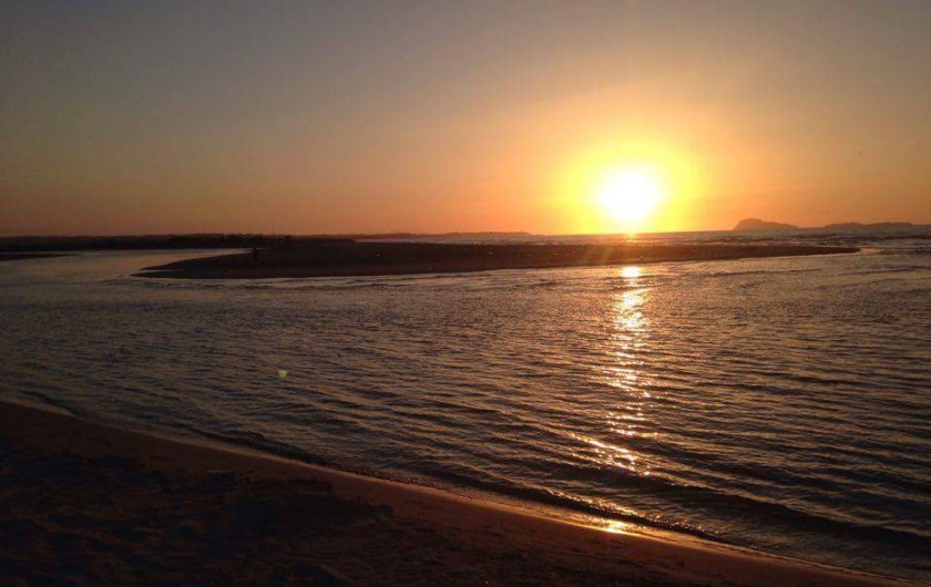 Location de vacances - Appartement à Saïdia - magnifique coucher de soleil