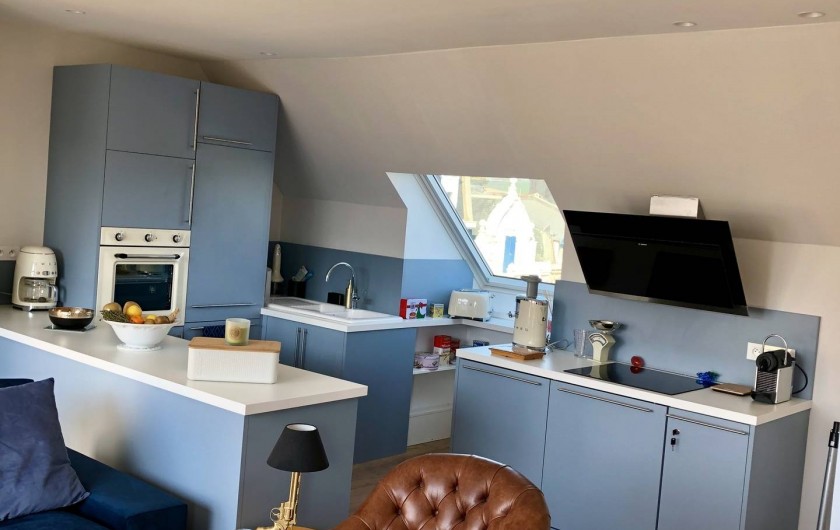 Location de vacances - Appartement à Wimereux - Notre cuisine ultra moderne et entièrement équipée
