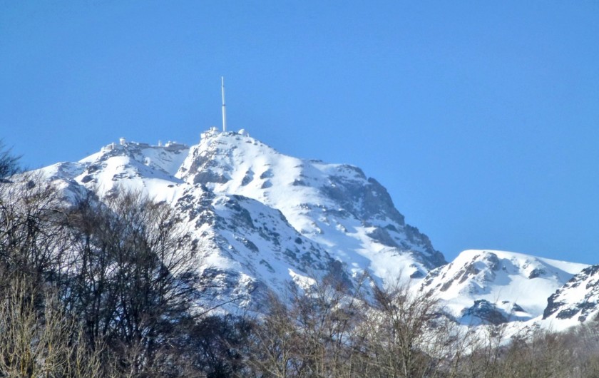 Location de vacances - Gîte à Sainte-Marie de Campan - le Pic du Midi de Bigorre vu de la terrasse...