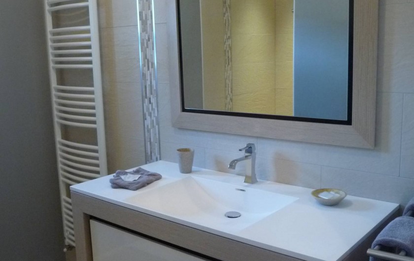 Location de vacances - Gîte à Saint-Jean-Saint-Germain - Salle de douche de la suite